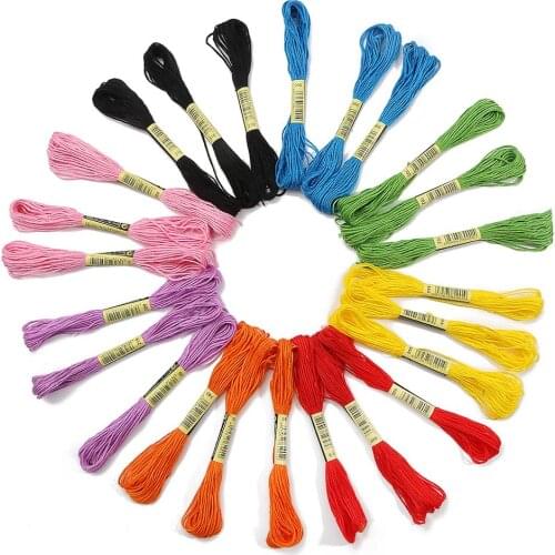 5/10/20 pcs Anchor Similar Embroidery Thread Cord For DIY Handicraft Sewing Hand Stitching Floss Cross Stitch Cotton Embroidery