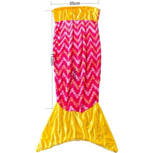 Sleeping Bag Blanket Throw Colorful Mermaid Fish Tail Blanket for Adult Childern Super Soft All Seasons Christmas Gift