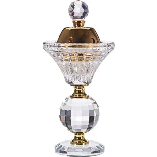 Glass Bakhoor Burner Portable Arabian Incense Oud Burner Yoga Aromatherapy