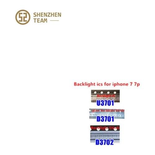 SZteam 50sets/lot for iphone 7 Backlight solution Kit driver ICs U3701 LM3539A1 +D3701+D3702