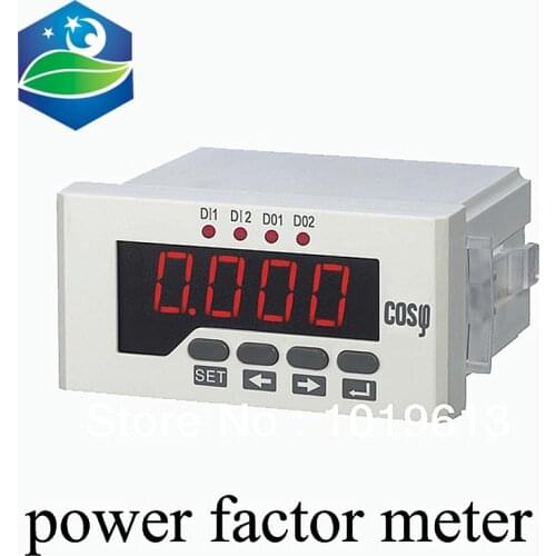 Three phase power meter clamp meter power factor watt meter