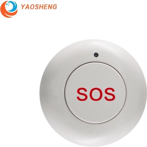 Home Security Alarm System Smart Wireless SOS Emergency Panic Button for Solar Powered Outdoor Siren