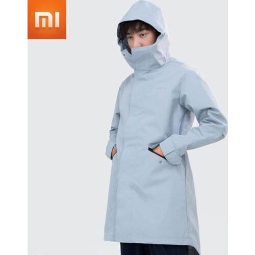 Xiaomi ZENPH Windproof Water Repellent Soft Warm Jacket 3D Stereo Anti-pilling Medium and long section Coat For Man Women