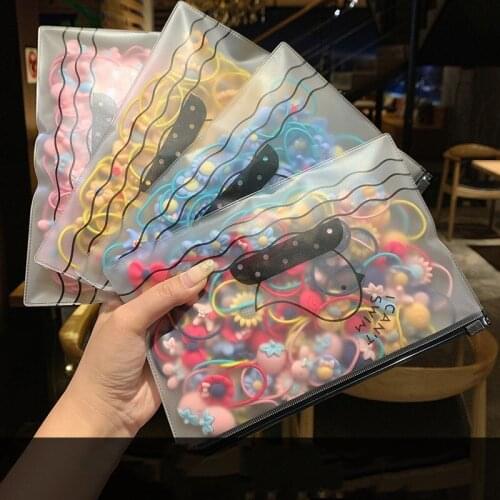 20pcs/pack New Knot Rubber Band Rope Ponytail Holder Floral Elastic Scrunchies Candy Rings Tie Gum Girls Party Hair Accessories