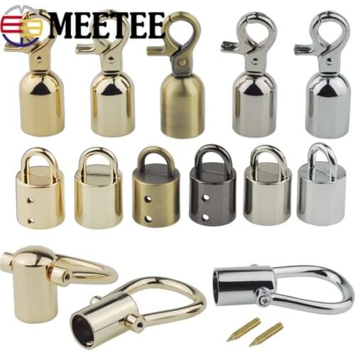 5/10pcs Bag Straps Connector Hanger Metal Buckles for Bag Cap Clasp Handbag Strap Stopper Cord Hooks Bag Hardware Accessories