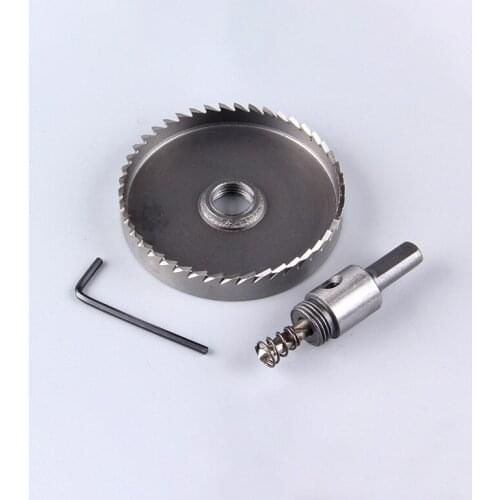 80mm Stainless Steel Drill Bit Hole Saw Cutting Opener Cutter Holesaw Metal Sheet Aluminum Alloy