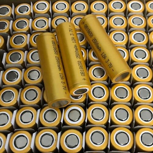 100pcs/lot free shipping)QB 18650 QB18650 INR18650 2500mAh 12A 5C E-juicer E-lawn mower e-skateboard e-bike battery cell 3.7V