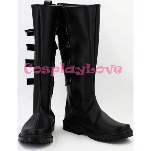 D.Gray-man Arystar Krory The Third Black Cosplay Shoes Boots Hand Made Custom-made For Halloween Christmas CosplayLove
