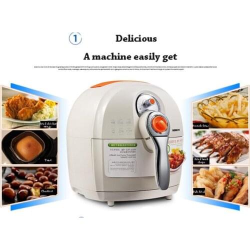 Household Air Fryer 220V Electric Deep Fryer Large Capacity French Fries Making Machine Multi-functional Cooker DF-1500
