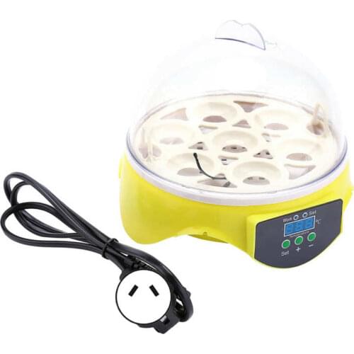 Digital Temperature Control Incubator 7 Egg Incubator Digital LED Manual Turning Chicken Duck Hatcher Semi-intelligent Incubator