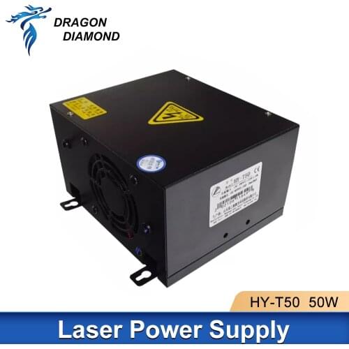 DRAGON DIAMOND 50W CO2 Laser Power Supply For Laser Engraver Cutting Machine HY-T50 T / W Series