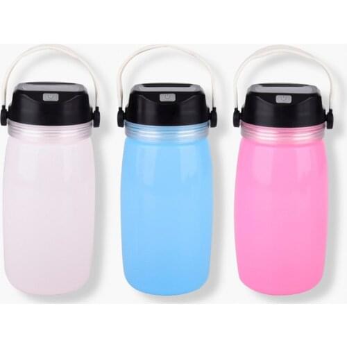 Water Cup Lamp Solar Charging Portable Camping Lantern Rechargeable Tent Light Torch For Hiking Night Light Solar LED Water Lamp