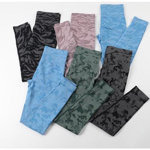 High Waisted Leggings for Women - Soft Opaque Slim Tummy Control Printed Pants for Running Cycling Yoga