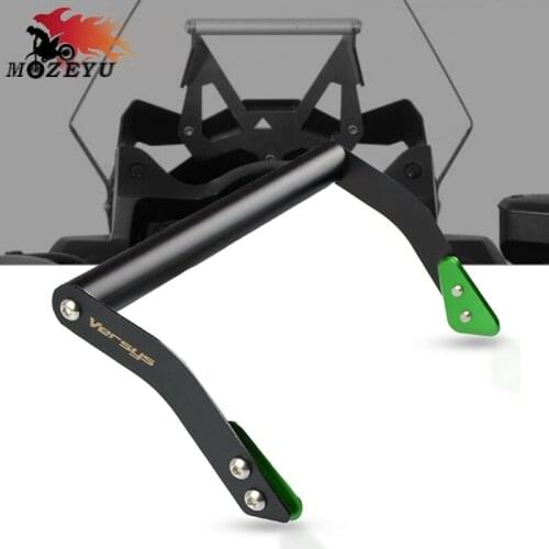 Motorcycle Modification GPS Phone Navigation Bracket Holder Extended Bar Stick For Kawasaki Versys 650 KLE650 2015-2019 2016