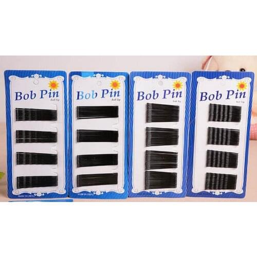 Fashion Hot 60Pcs/set Hair Clips Bobby Pins Invisible Curly Wavy Grips Salon Barrettes Hairpins Hair Accessories