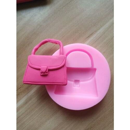 Fashion Bags Silicone Molds Cupcake Fondant Cake Decorating Tools Sugar Paste Chocolate Candy Mold Fimo Clay Moulds
