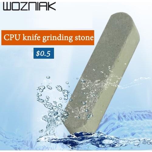 Mobile phone repair CPU blade sharpening iron tip in addition to plastic blade tweezers blade fine grinding stone