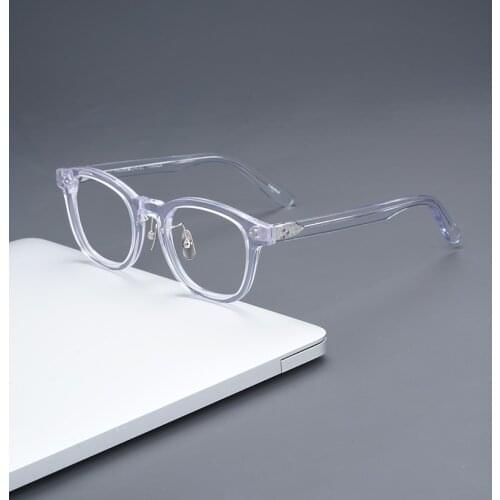 Transparent Glasses Acetate Eyeglass Frames Round Glasses Frames Men Designer Glasses Womens Eyeglass Frames Optical Glasses