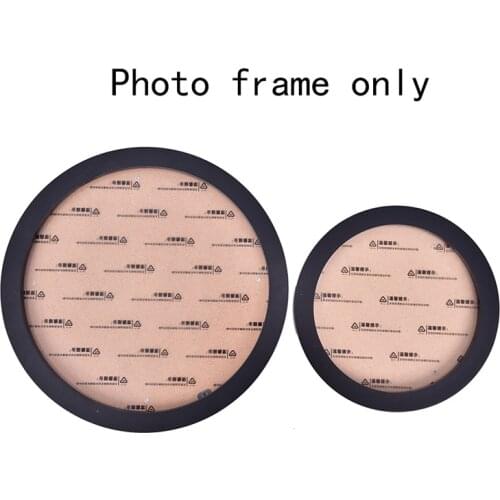 European Classical Paint Style Round Photo Frame DIY Wooden Photo Frames Wall Mounted Hanging Picture Frames Modern Home Decor