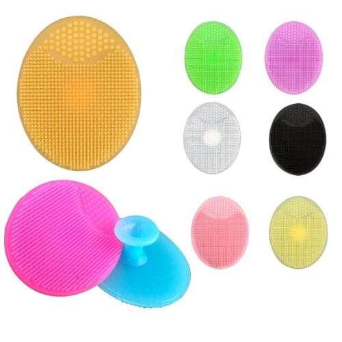Silicone Face Cleansing Brush Facial Deep Pore Skin Care Scrub Cleanser Beauty Soft Deep Cleaning Exfoliator Face Care Tools