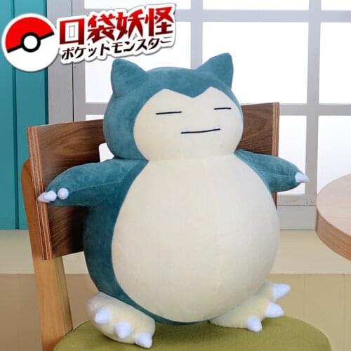 TAKARA TOMY Pokemon Go Anime Dolls 12inch\"30cm Snorlax Plush Toys Stuffed Toys Christmas Pokémon Monster Plush Gifts for Kids