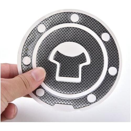 High Quality 1pc Universal 3D Motorcycle Oil Gas Fuel Tank Protector Pad Carbon Fiber Decal Stickers
