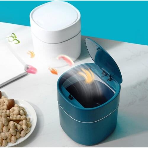 High Quality Waste Bin Small Trash Can Mini Desktop Litter Trash Little Tabletop Trashbox For Desk Car Trash Bin