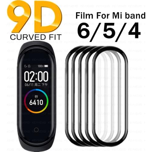 3D Protective Glass for Xiaomi mi band 6 5 4 Soft Screen Protector on Xiami Mi band band5 Miband5 Cover For Xiomi mi band 5 Film