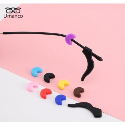 Women Men Kids Glasses Silicone Anti-Slip Ear Grip Hook Colorful Sports Eyeglasses Temple Tips Sleeve Retainer Accessories