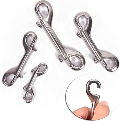 1pc 316 Stainless Steel Scuba Diving Double Ended Hook Snap Bolt Kit Quick Draw