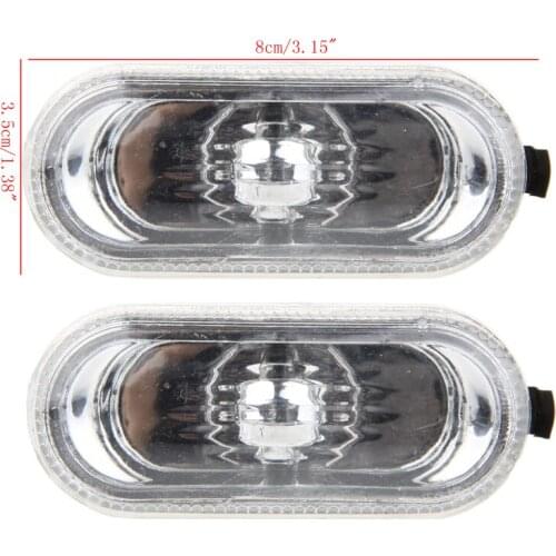 2 Pcs Side Marker Turn Light For MK4\B5\B5.5\R32 Indicator Beam Bulb Error Free