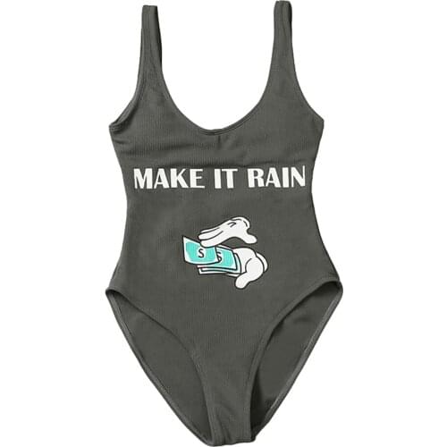 2020 New Four colors Women Sexy Bikini Swimsuit Swimwear Bathing Beachwear one piece swimsuit with push up