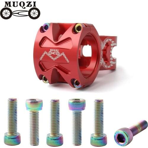 MUQZI 4Pcs Bicycle Handlebar Stem Screw Aluminum Alloy M5*18 Dead-Flying, Folding, Road Bikes Fixed Gear Stem Riser Bolts Screws