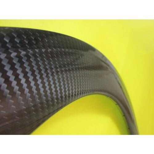 700c 60mm 3K Twill Glossy Clincher without Braking Surface Cyclocross Bicycle Carbon Clincher Rim 23mm Width CX Bike Wheel Rim