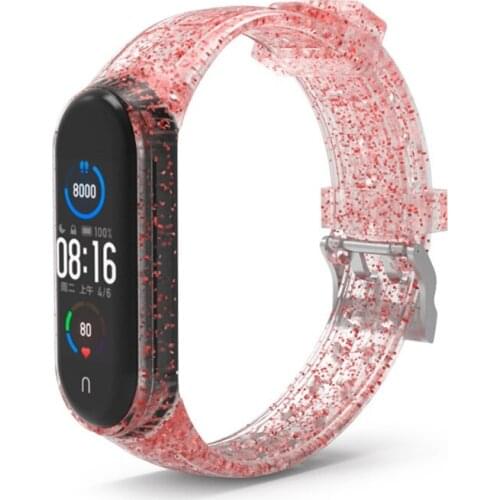 77UB Compatible with Mi 3/4/5 Band Silicone Strap Replacement Sport Wristband Bracelet Universal Fitness Watch Accessories