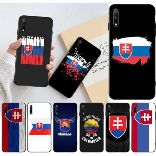 CUTEWANAN slovak Slovakia flag DIY Printing Phone Case cover Shell for Huawei Honor 30 20 10 9 8 8x 8c v30 Lite view pro