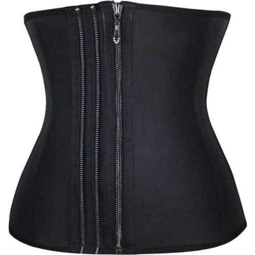 Steel Bone Underbust Waist Trainer Corset Slimming Shaper Corselet Women Latex Corset Waist Control Corset and Bustier