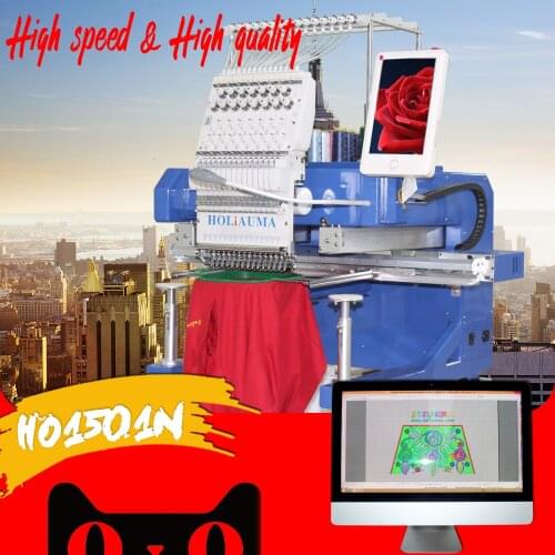 HOT SELLING!!! 2020 newest 450*650mm single head 15 colors dabao A15 system japan technology embroidery machine