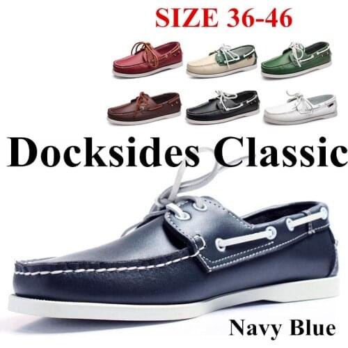 Men Genuine Leather Driving Shoes,Homme Femme Fashion Boat Shoe,Brand Design Flats Loafers For Men Women A001