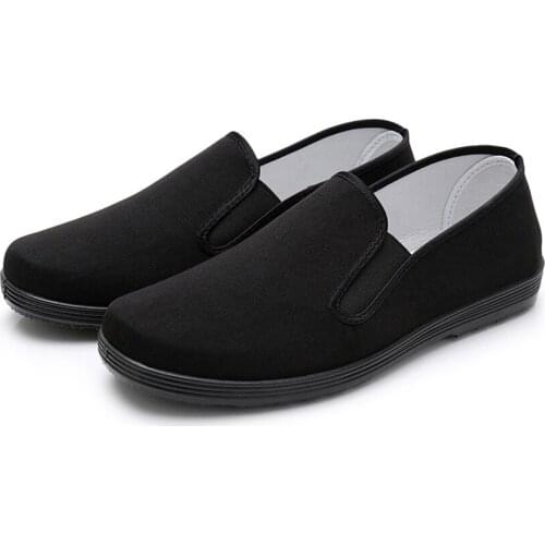 Shoes For Men Traditional Chinese Style Kung Fu Wear-resisting Comfy Shoes Mens Brand Shoes Homens Sapatos Vulcanize Flats