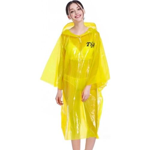 Non Disposable Adult Raincoat Light Fashionable Poncho
