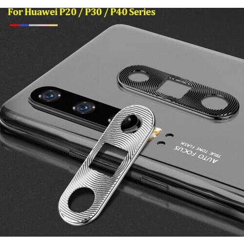 Camera Lens Protector For Huawei P20 Lite Metal Aluminum Camera Protector Ring Cover For Huawei P40 P30 P20 Pro P40 P30 Lite