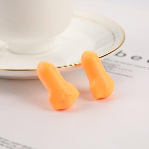 1Pair Disposable Foam Earplugs Snore Sleep Hearing Protections Ear Protector Earplugs Earmuff Sleeping Plugs For Travel