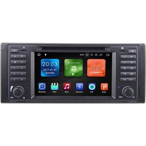 7" Touch Screen Android 8.0 2 Din Car Radio GPS Navigation DVD Multimedia Player for BMW E39 X5 E53 Stereo PC Head unit BT Wifi