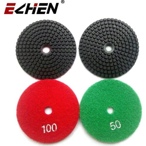 50# 3" 4" 5" diamond polishing pad for marble granite quartz engineer stone sand concrete disc wet polsiher