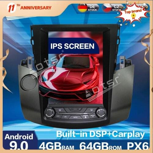 Aorts Tesla PX6 Android 9.0 64GB CARPLAY Car Radio Player For Toyota RAV RA-V Car GPS Navigation DSP