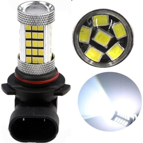 2pcs Super Bright Car Fog Lamp HB3 9005 HB4 9006 Auto LED DRL Daytime Running Lights Bulb 2835 66SMD White DC 12V