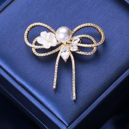 Blucome Brooches Bow On Clothes