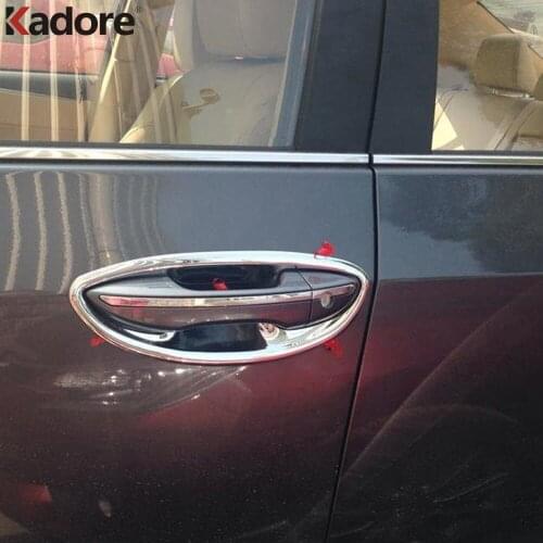 Side Door Handle Bowl Cover Trim For Toyota Corolla 2014 2015 ABS Chrome Decoration Frame Trims Stickers Car Styling Accessories