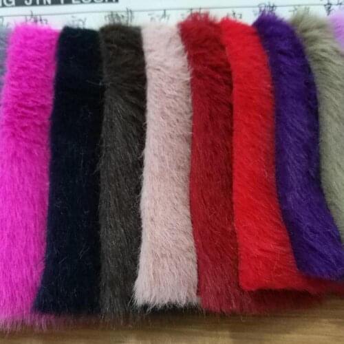 Artificial Fur is like Mink hair, 160cm wide, 1cm Length of hair, Faux Fur Fabric 85 cm long*160 cm width